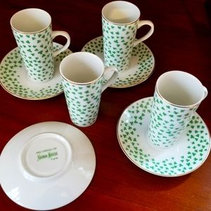 Demitasse cups and saucers